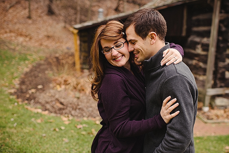 Cozy Cabin Rustic Engagement Session