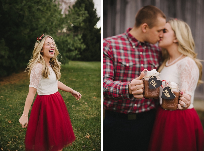 Rustic Cabin Christmas Couples Session_0002