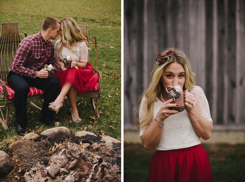 Rustic Cabin Christmas Couples Session_0015