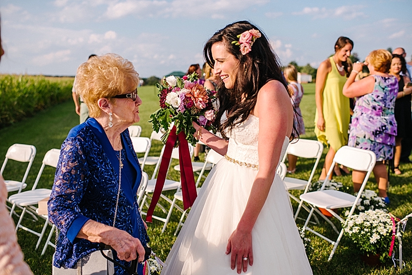 bride with her grandmother