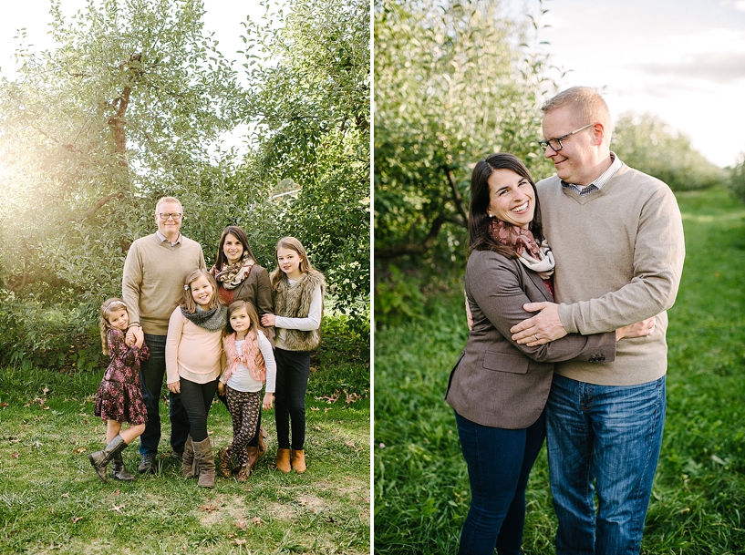 apple orchard family session