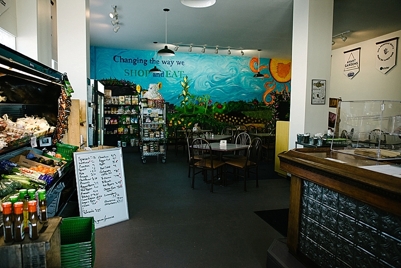 interior of Cultivate Co-Op Youngstown OH
