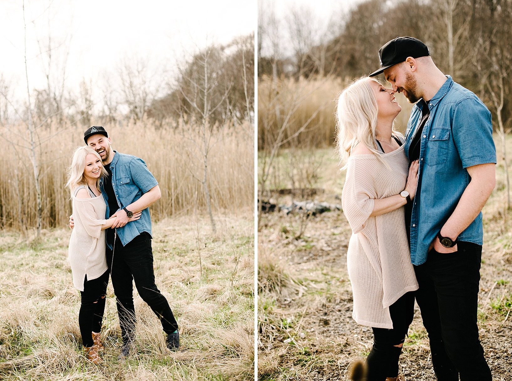lifestyle couples session outdoors