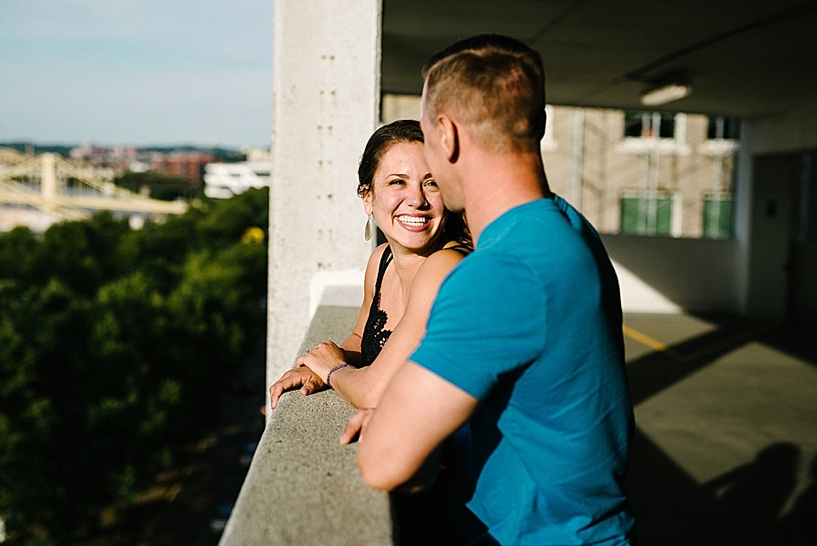 Downtown Pittsburgh Summer Engagement Session_0003