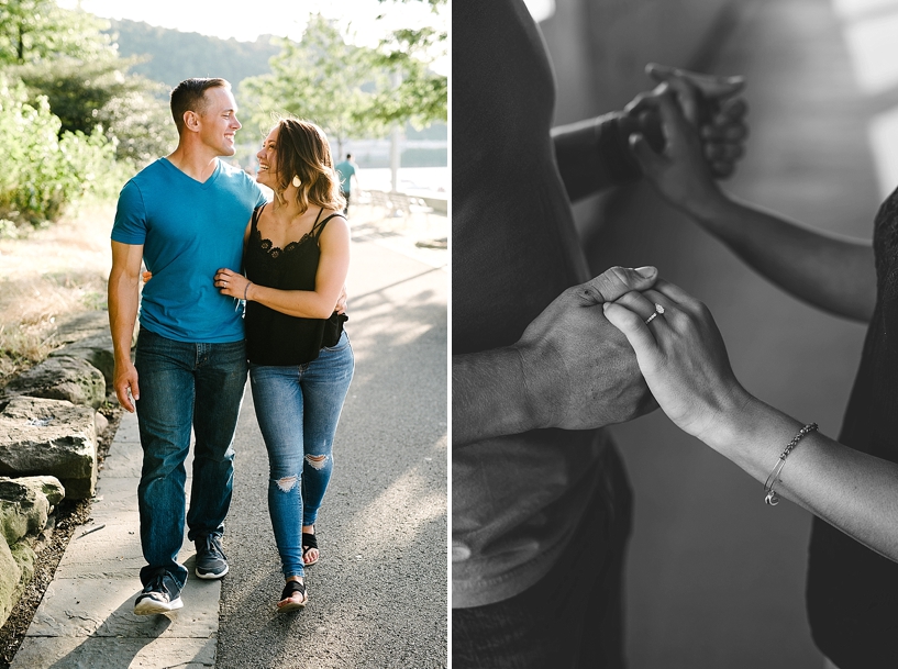 Downtown Pittsburgh Summer Engagement Session_0004