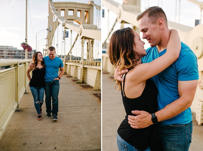 Downtown Pittsburgh Summer Engagement Session_0028