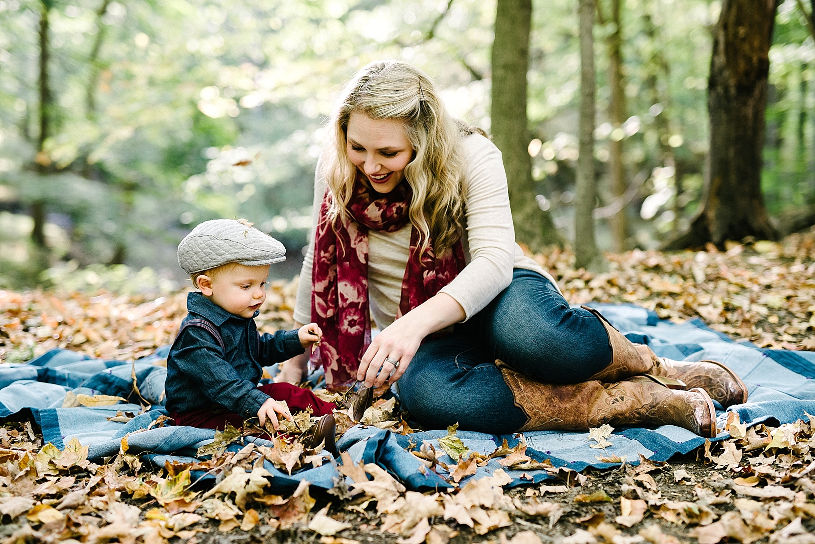 Poland Woods Fall Family Session Carlyn K Photography_0004
