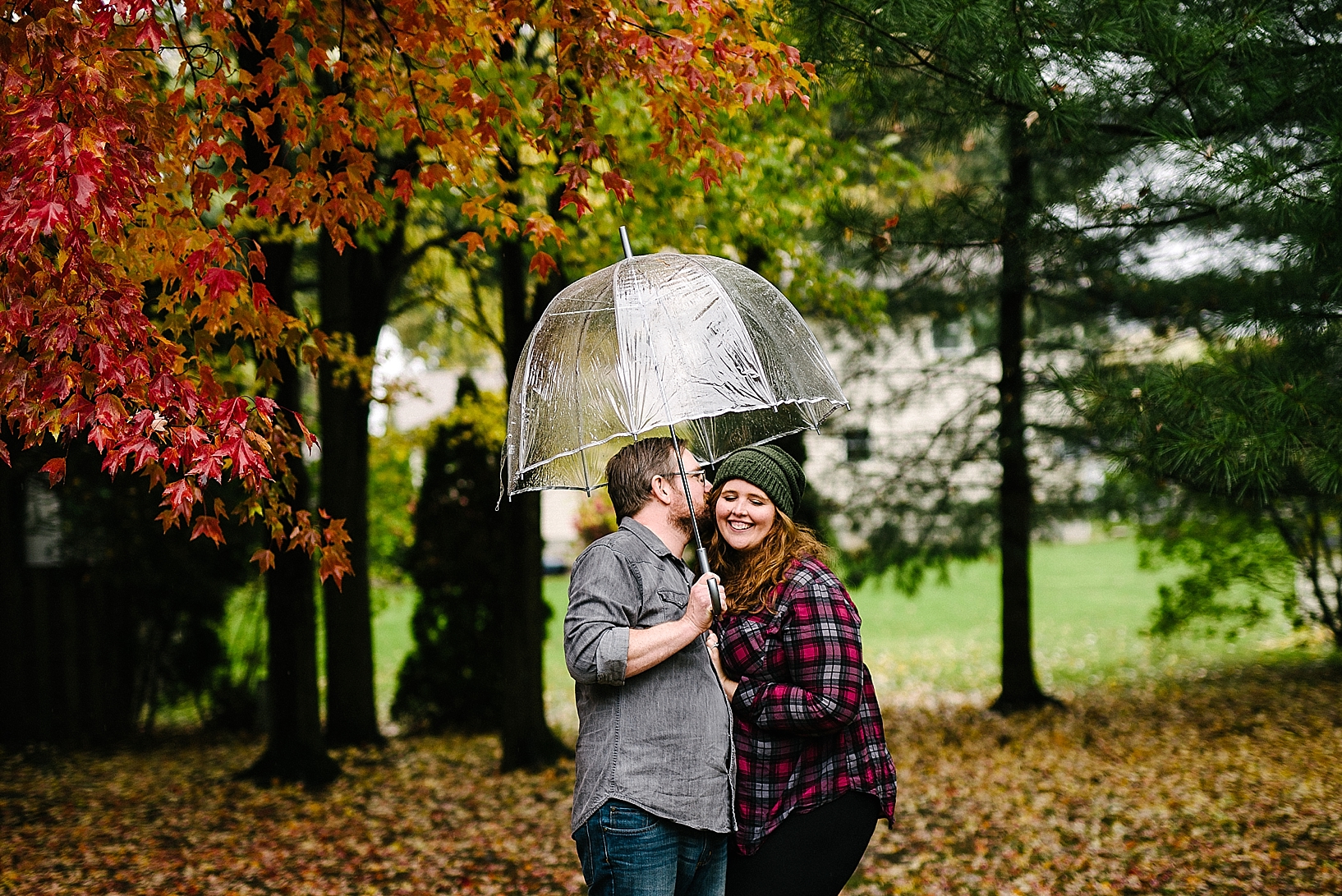 rainy couples session Youngstown OH