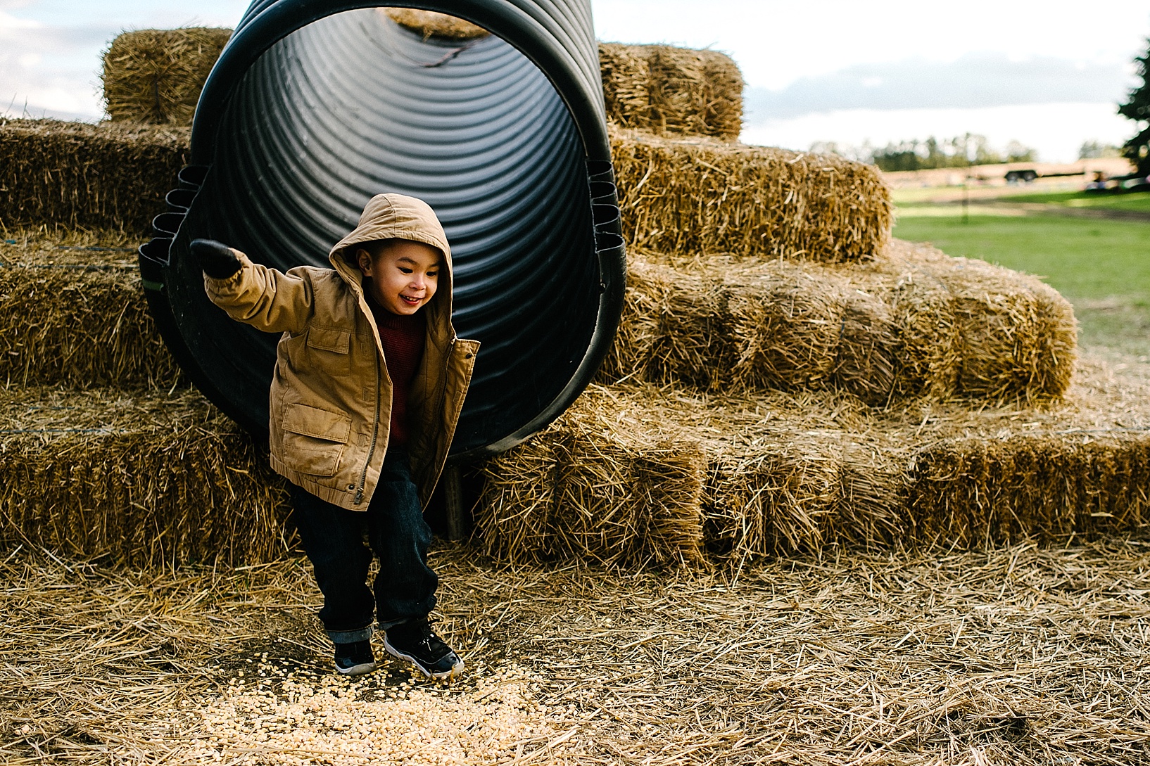 Fall Lifestyle Family Session Poland OH Molnar's Farm