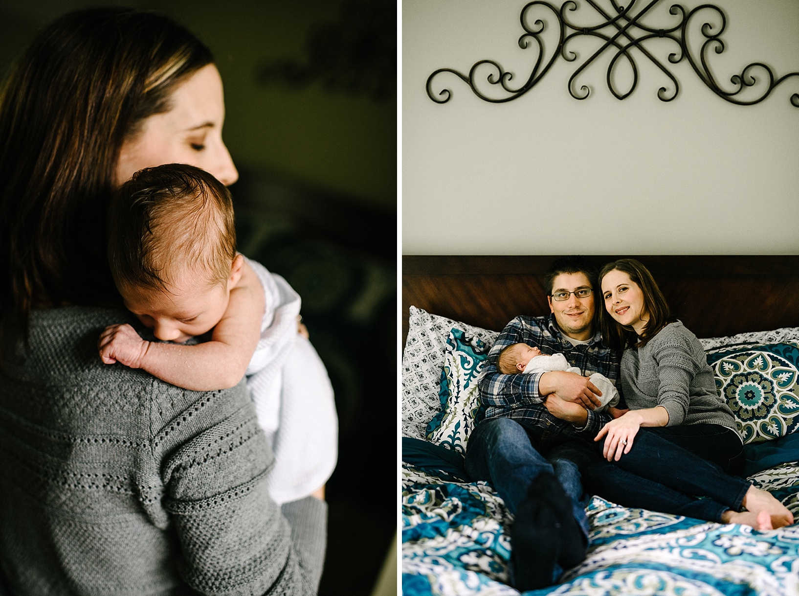 Lifestyle Home Newborn Session Beaver PA