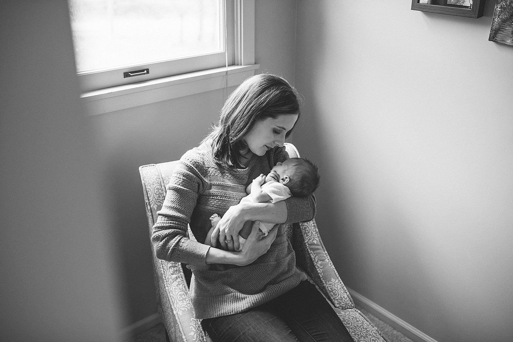 Lifestyle Home Newborn Session Beaver PA