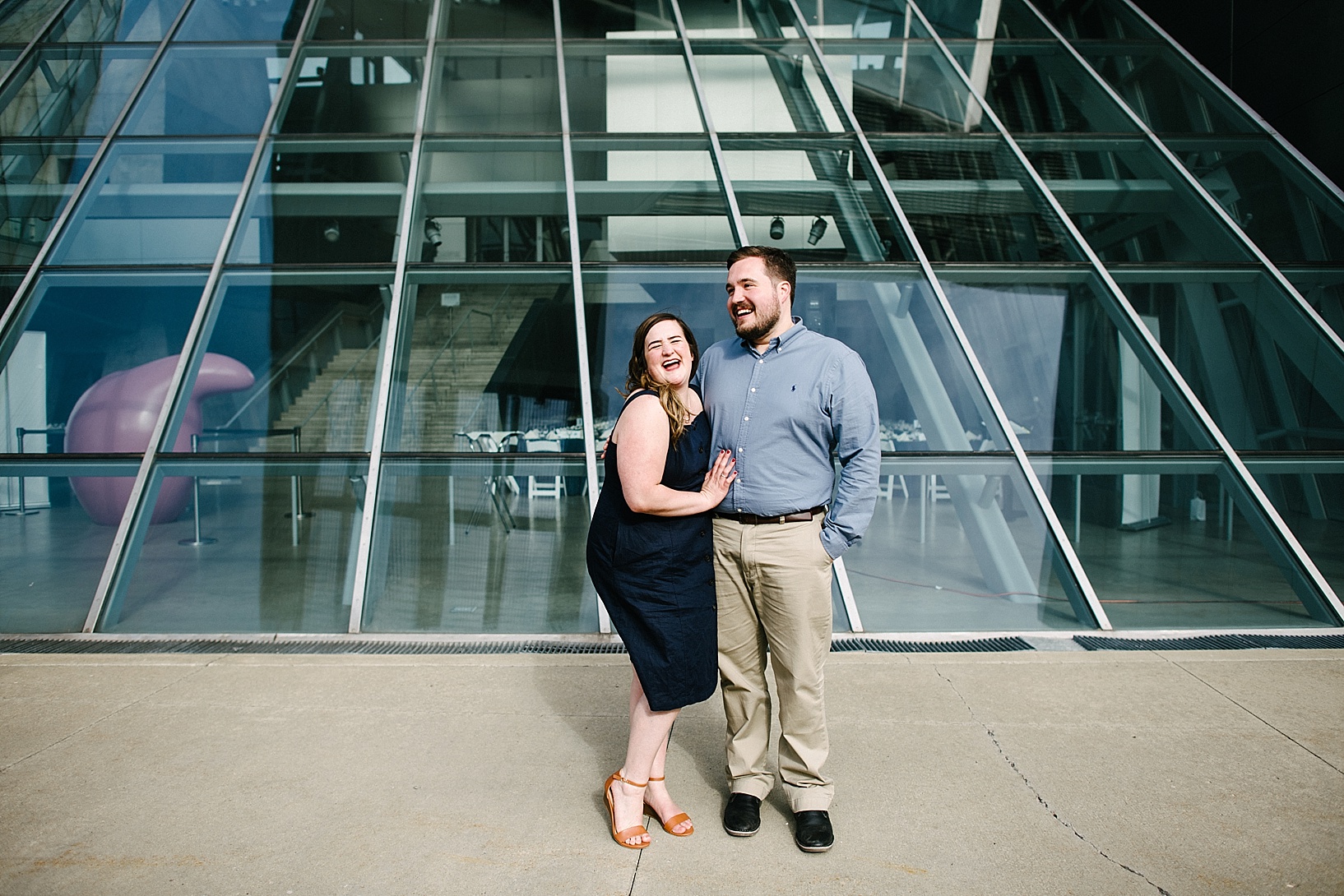 Downtown Akron OH Engagement Session