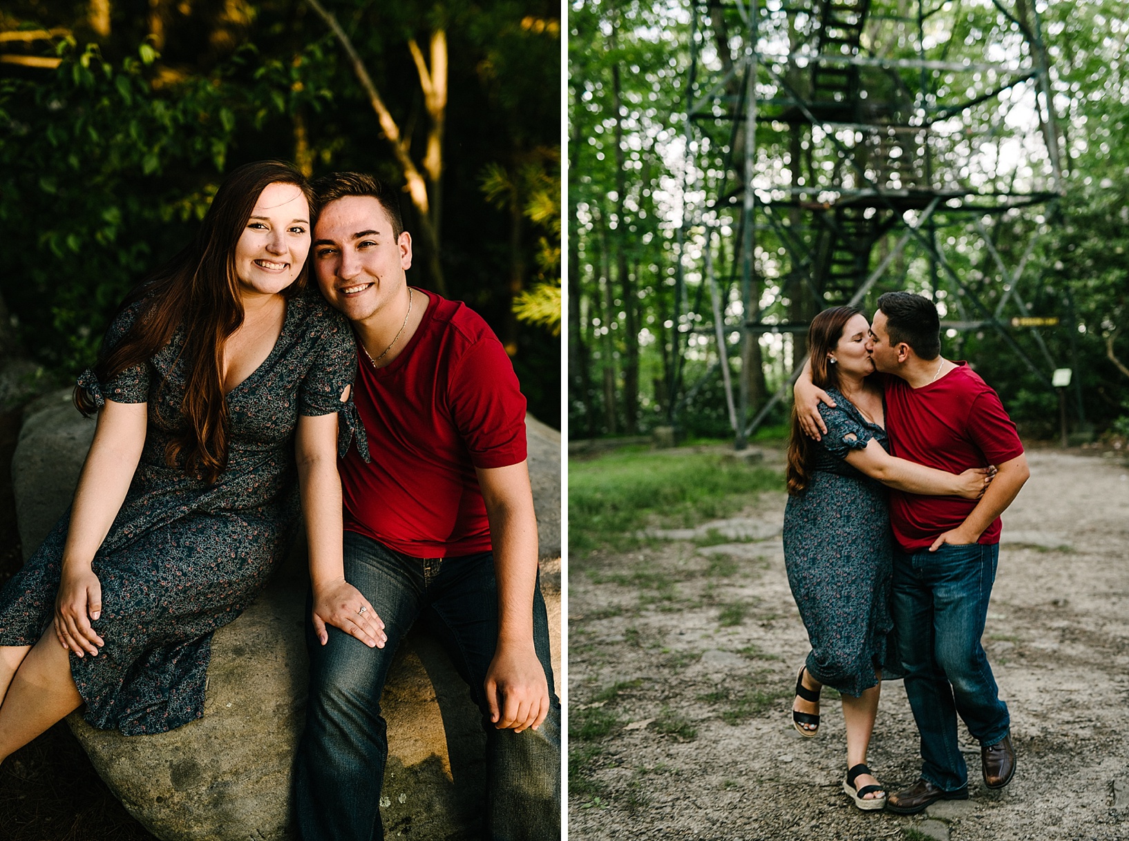 Cook Forest Clarion PA Engagement Session