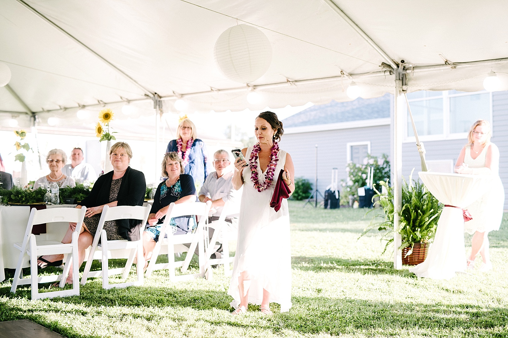 Hawaiian inspired PA farm wedding