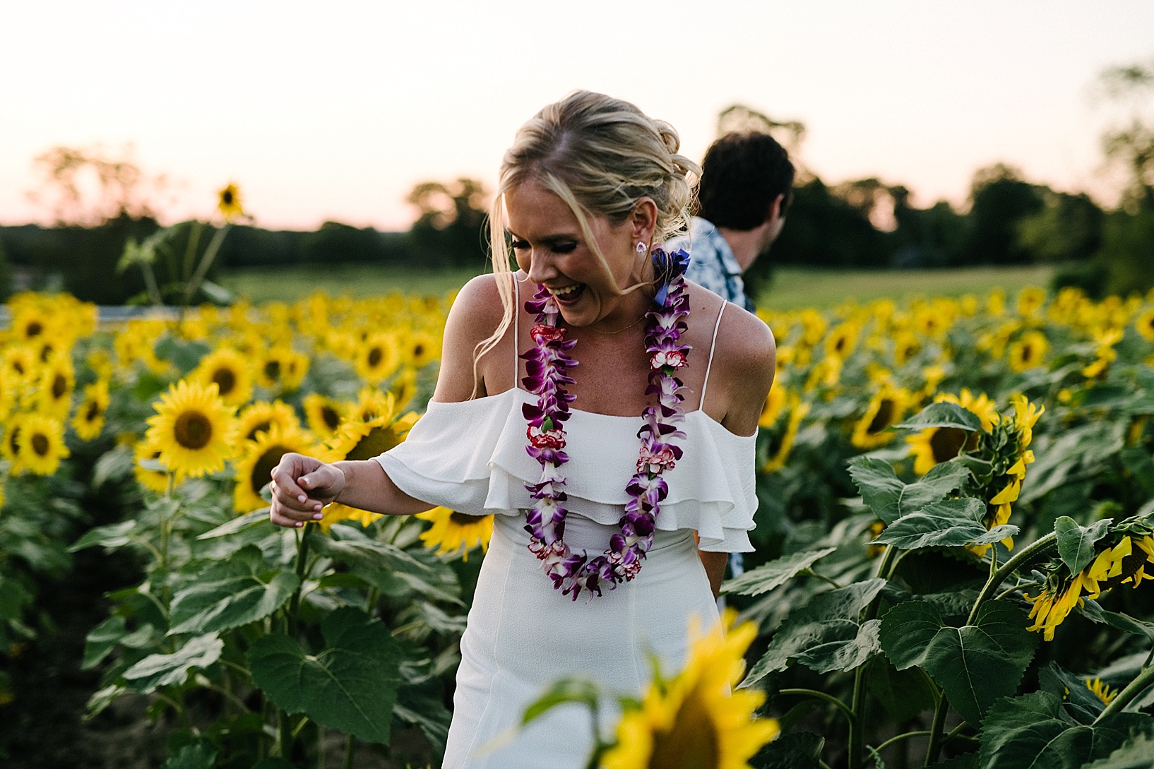 Hawaiian inspired PA farm wedding