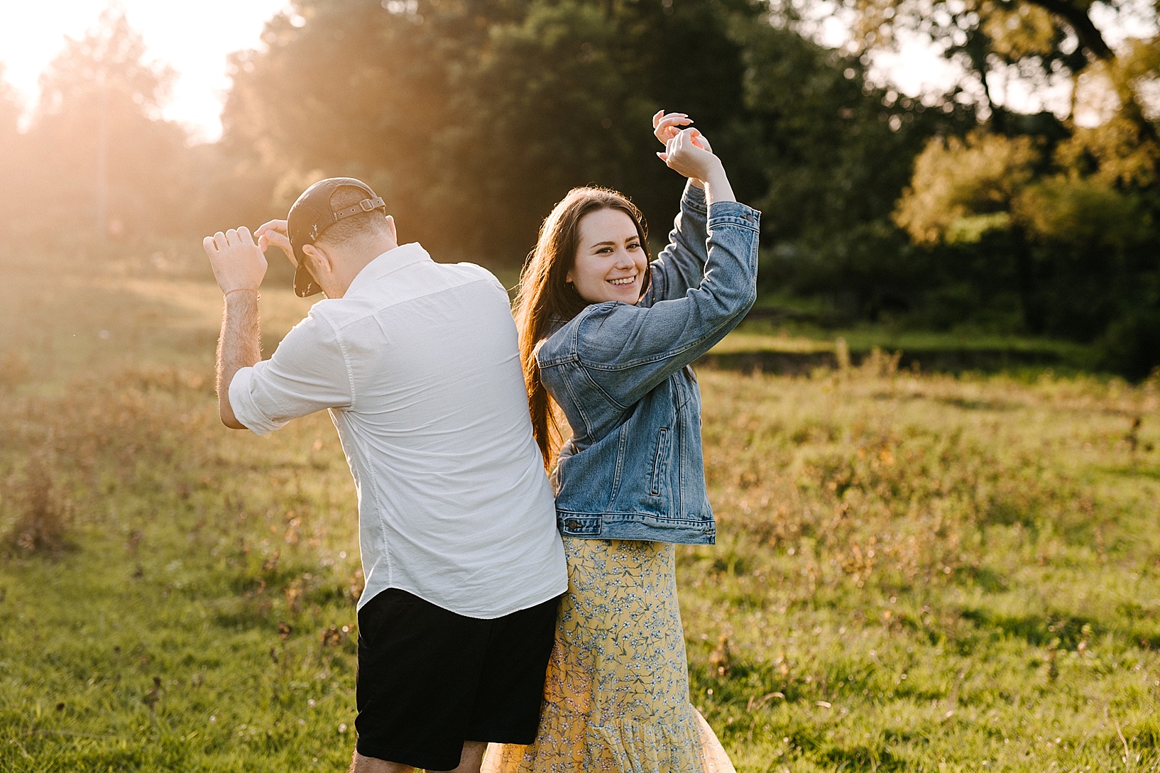 family farm engagement session Sharpsville PA
