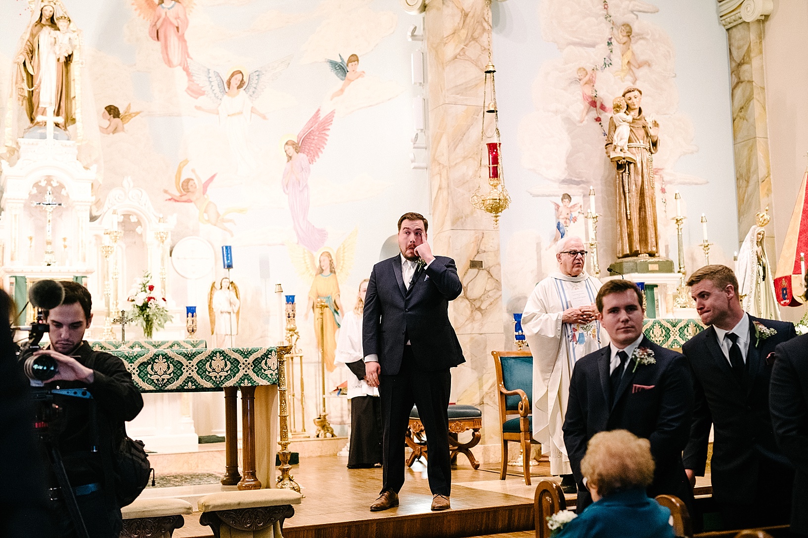 Our Lady of Mt Carmel Youngstown OH Wedding Photos