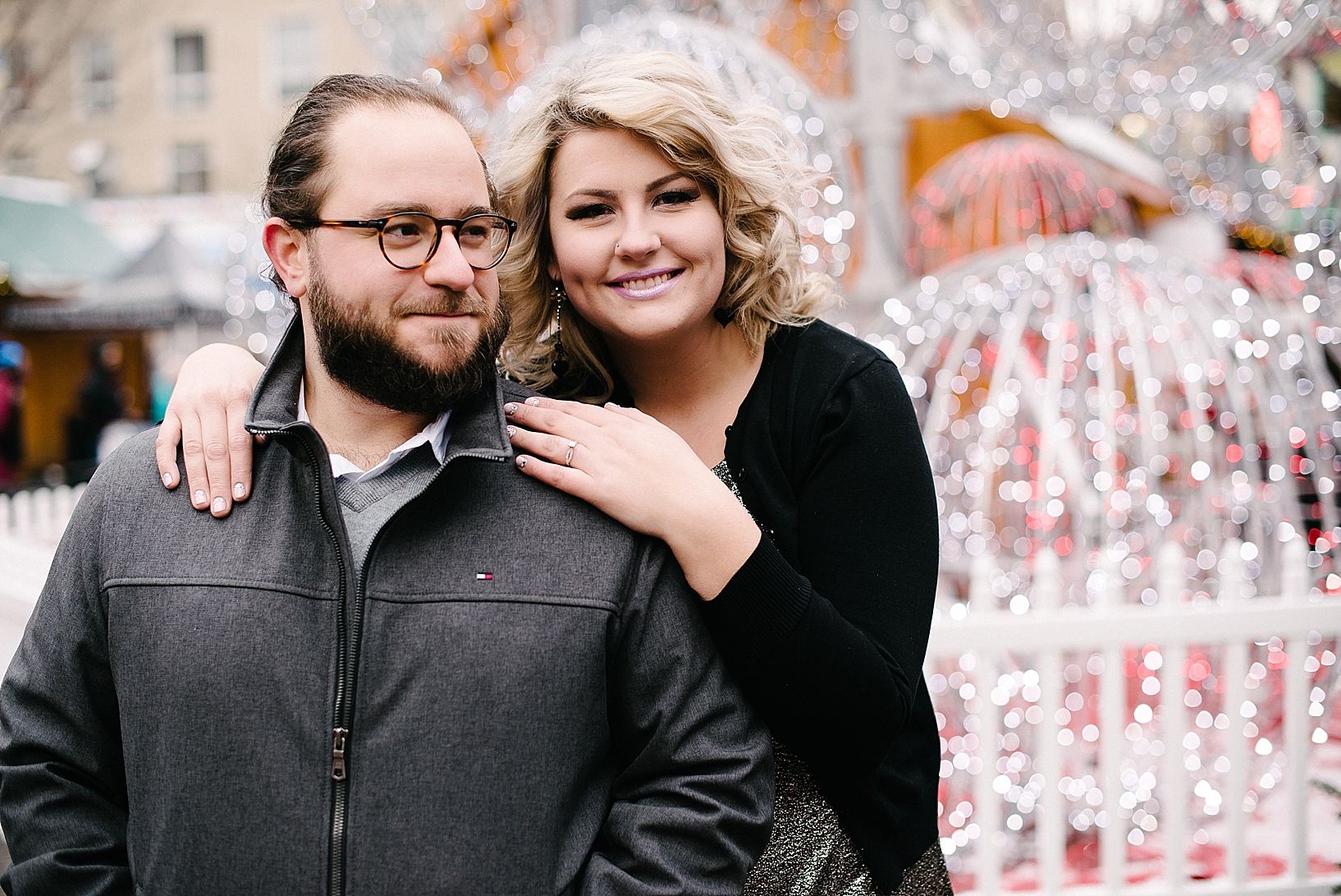 PPG Place Christmas Engagement Session