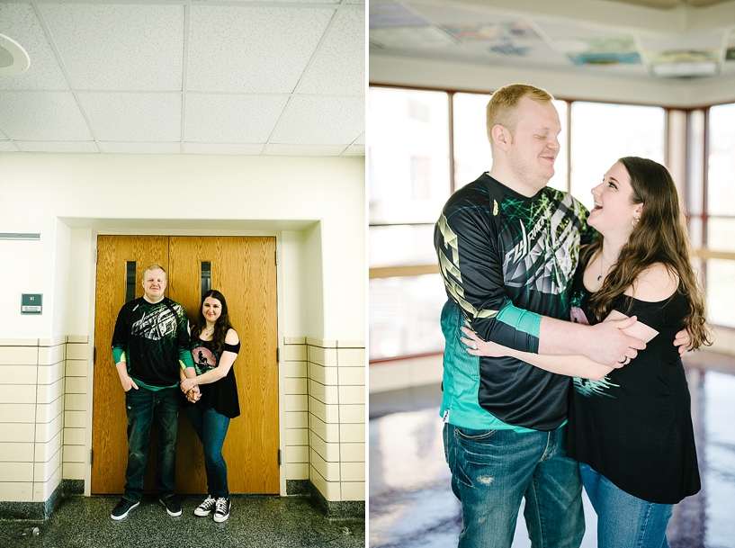 High School Alma Mater Engagement Session