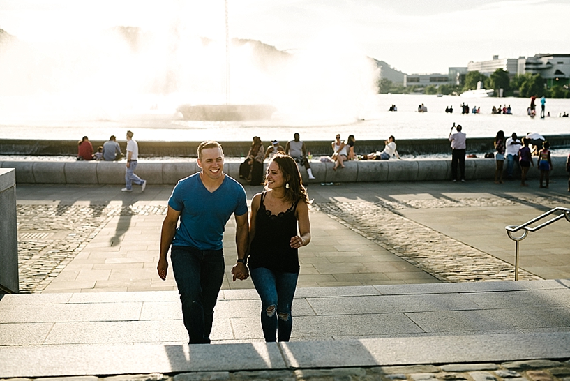 Downtown Pittsburgh Summer Engagement Session_0009