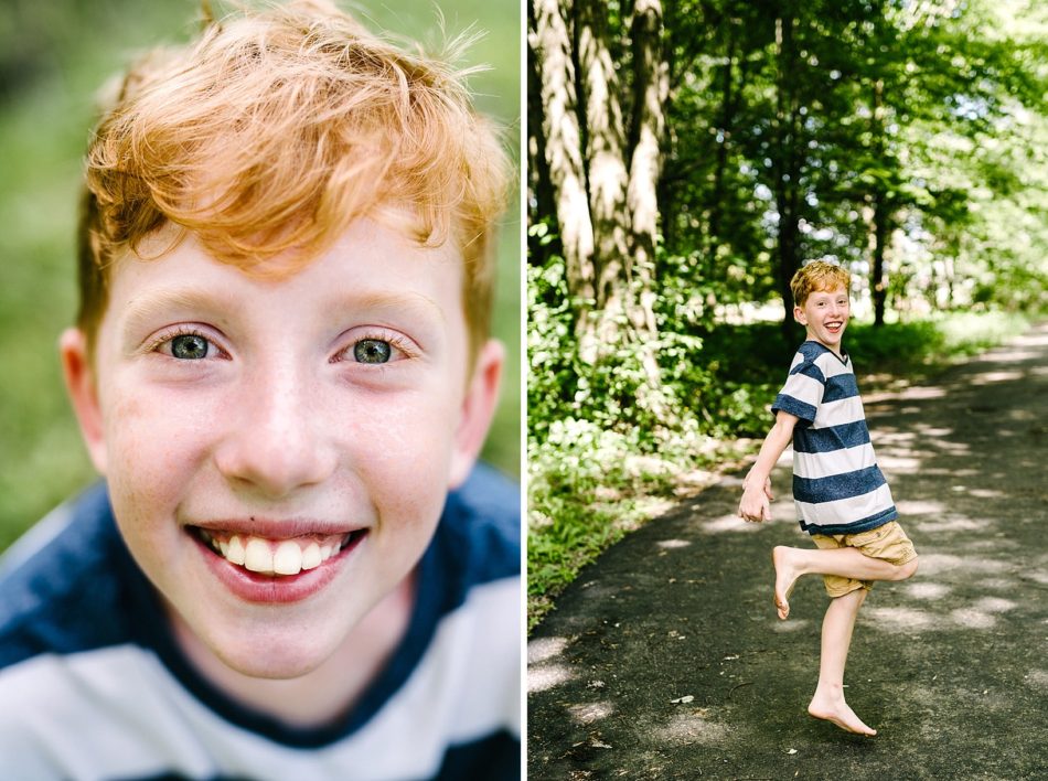 Columbiana Oh Childrens Birthday Session Firestone Park