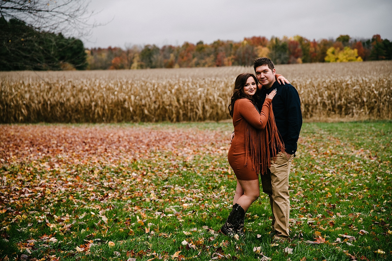 Carlyn K Photography fall engagement session