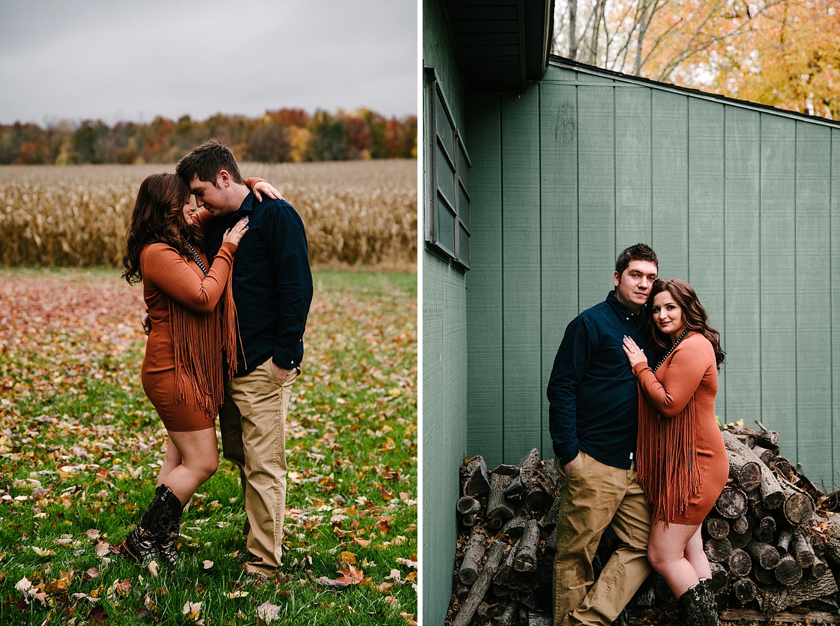 Berlin Center OH fall engagement session