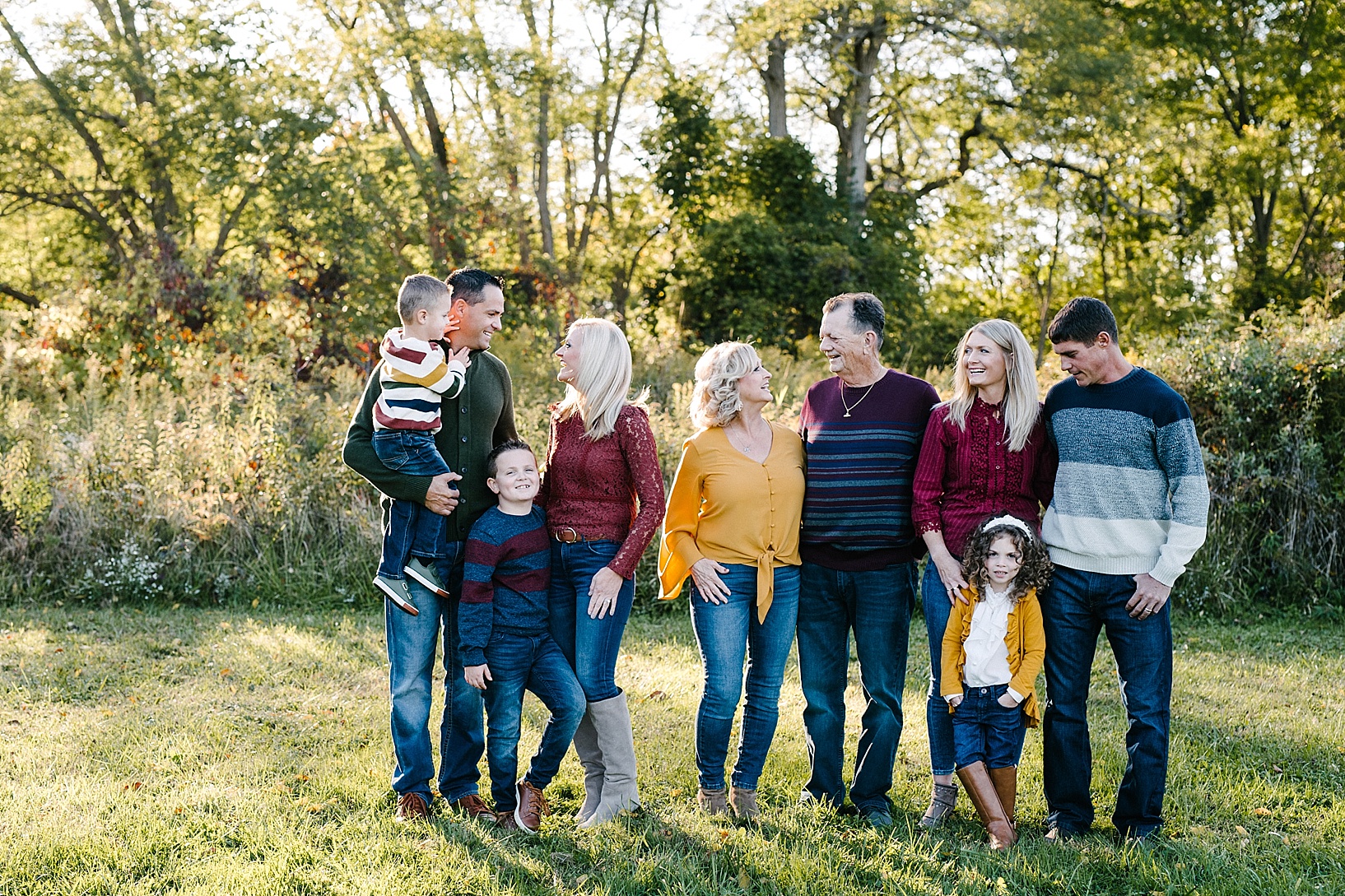 what to wear for fall family portraits