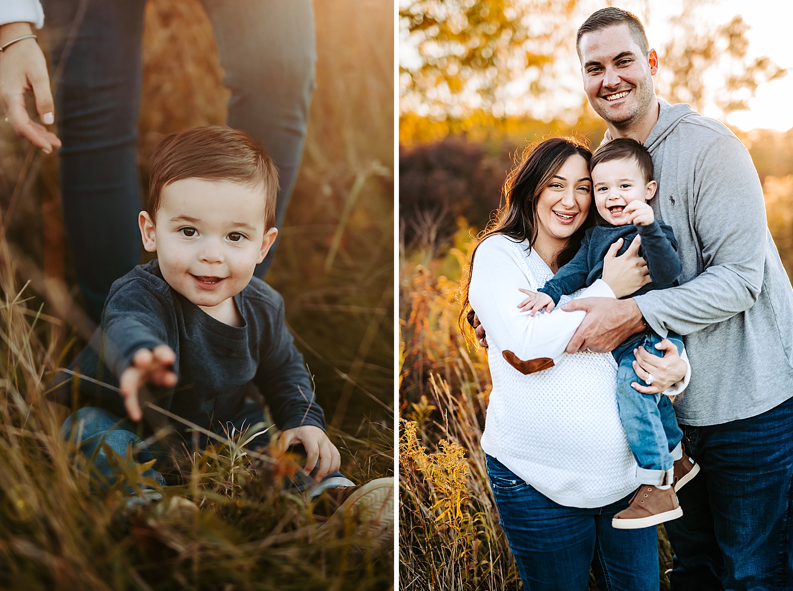 fall maternity session with Carlyn K Photography
