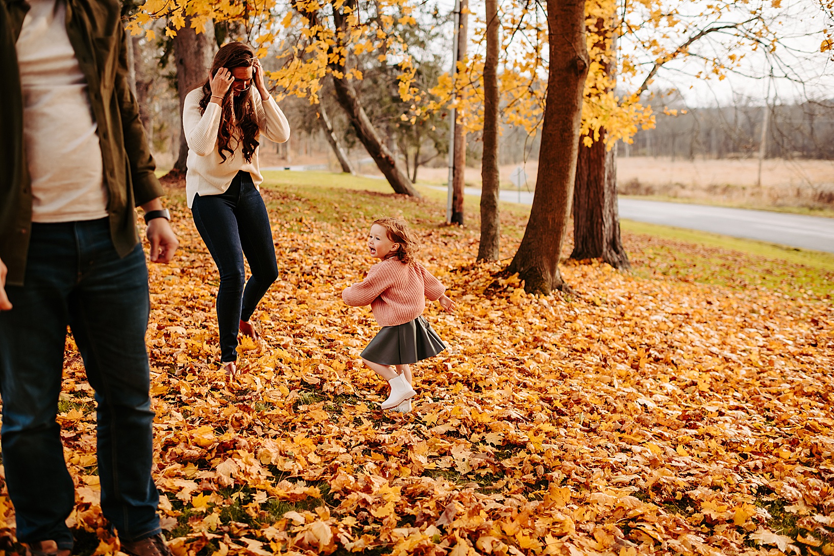 fall family photos at Cuyahoga Valley National Park