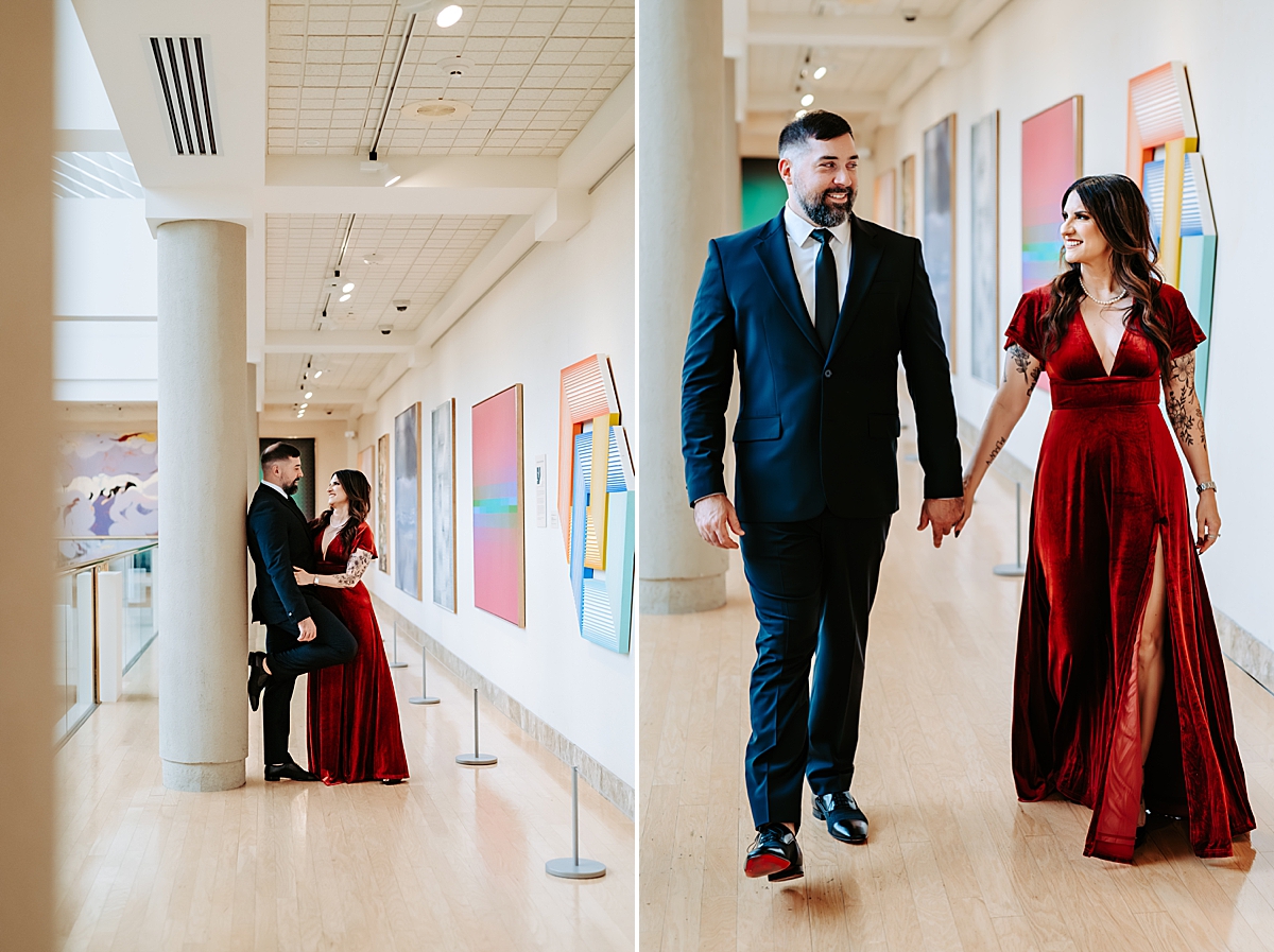 anniversary portraits at the Butler Art Museum in Youngstown OH