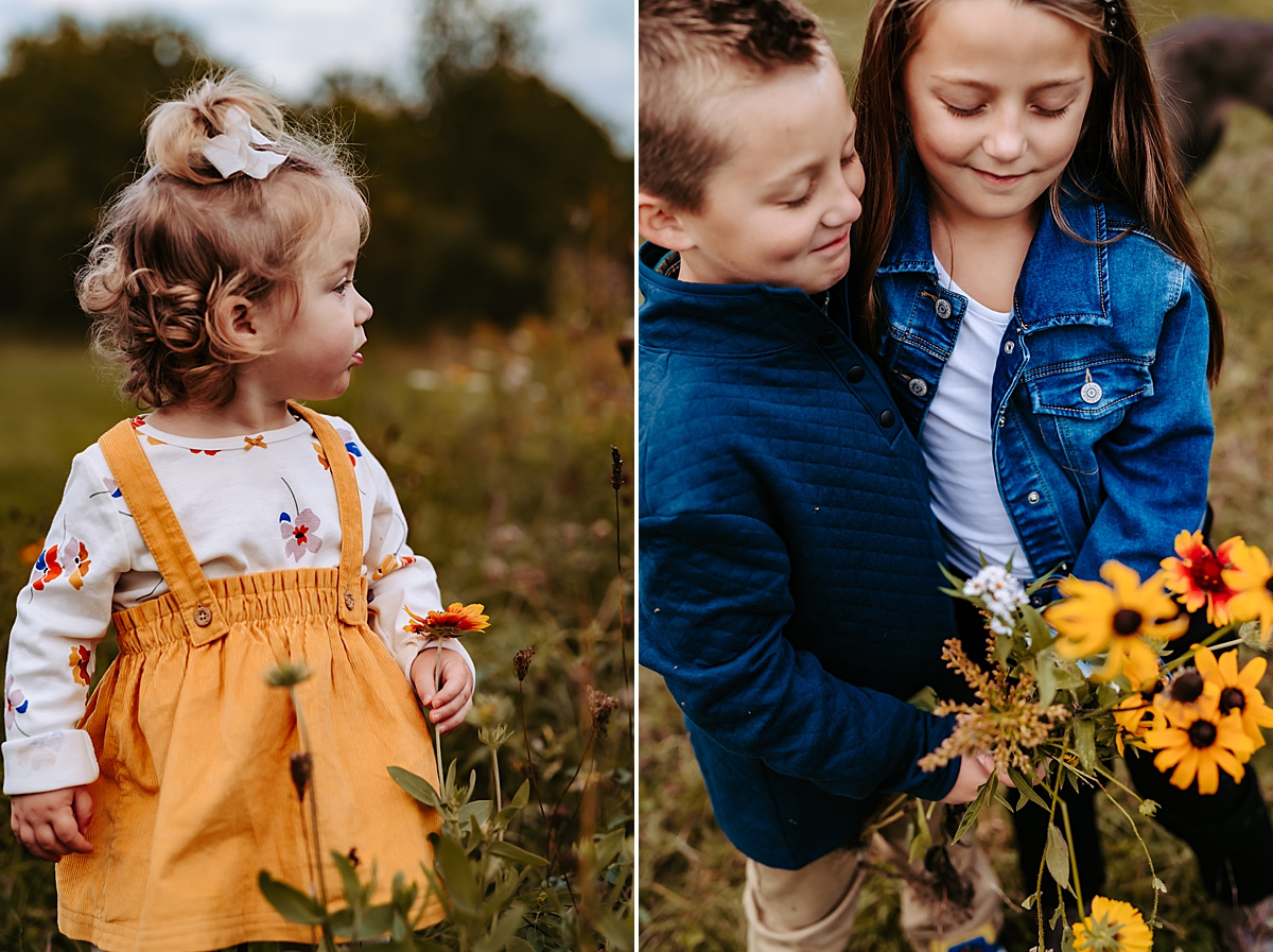 Ohio fall family session in Hubbard OH