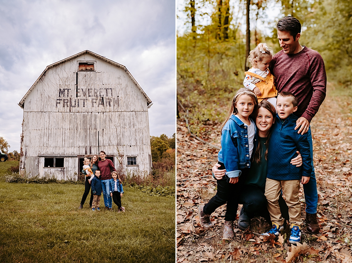 Hubbard OH lifestyle family photographer fall photoshoot