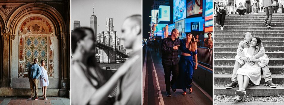 engagement photos in New York City