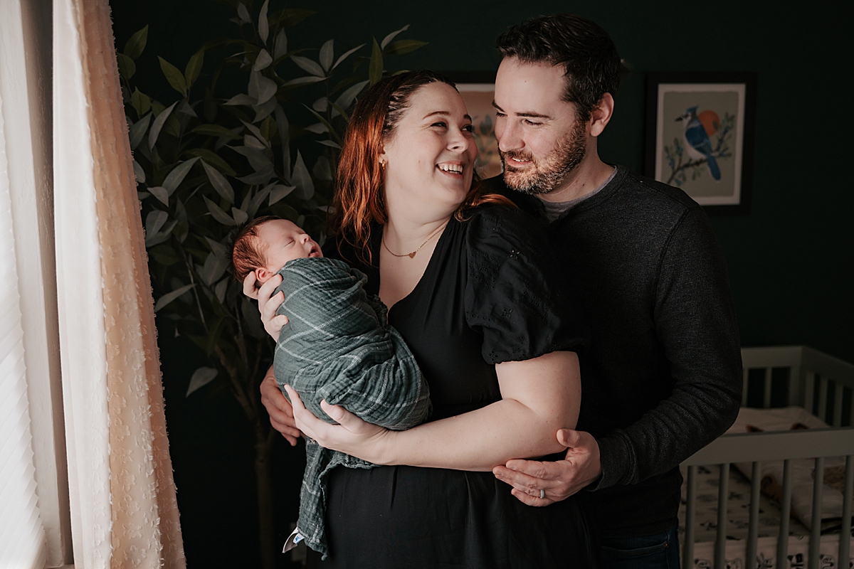 lifestyle newborn session in Pittsburgh PA