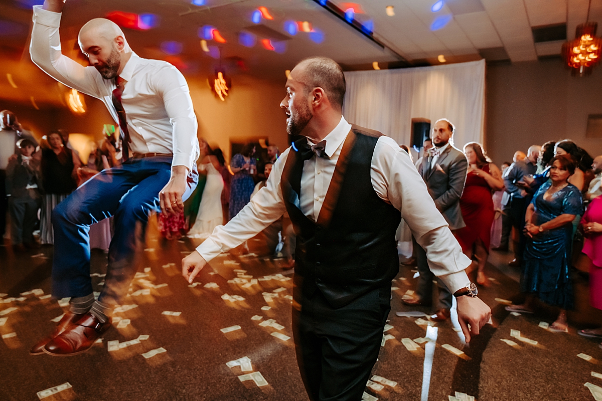 traditional Greek wedding dancing at The Maronite Center